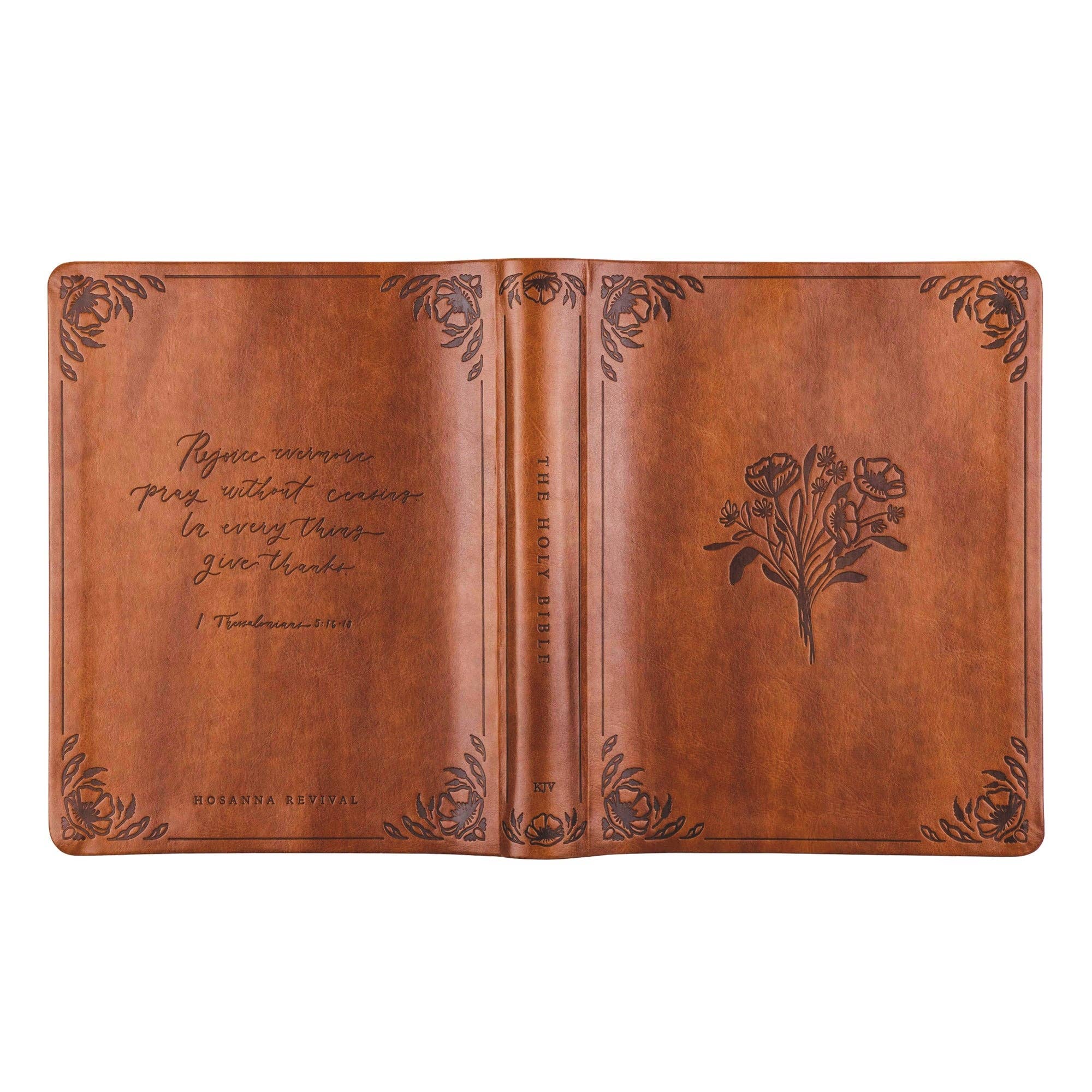 KJV Large Print Notetaking Bible - Vintage Wildflower