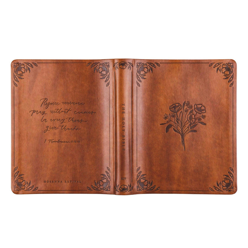 KJV Large Print Notetaking Bible - Vintage Wildflower