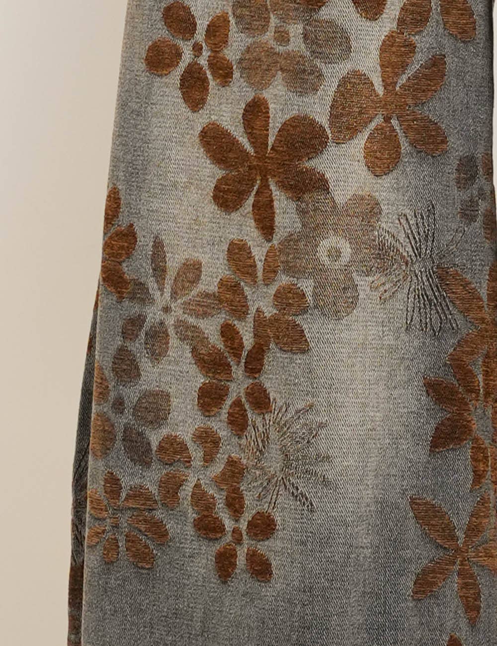 Vintage Boho Bloom Wide-Leg Jeans
