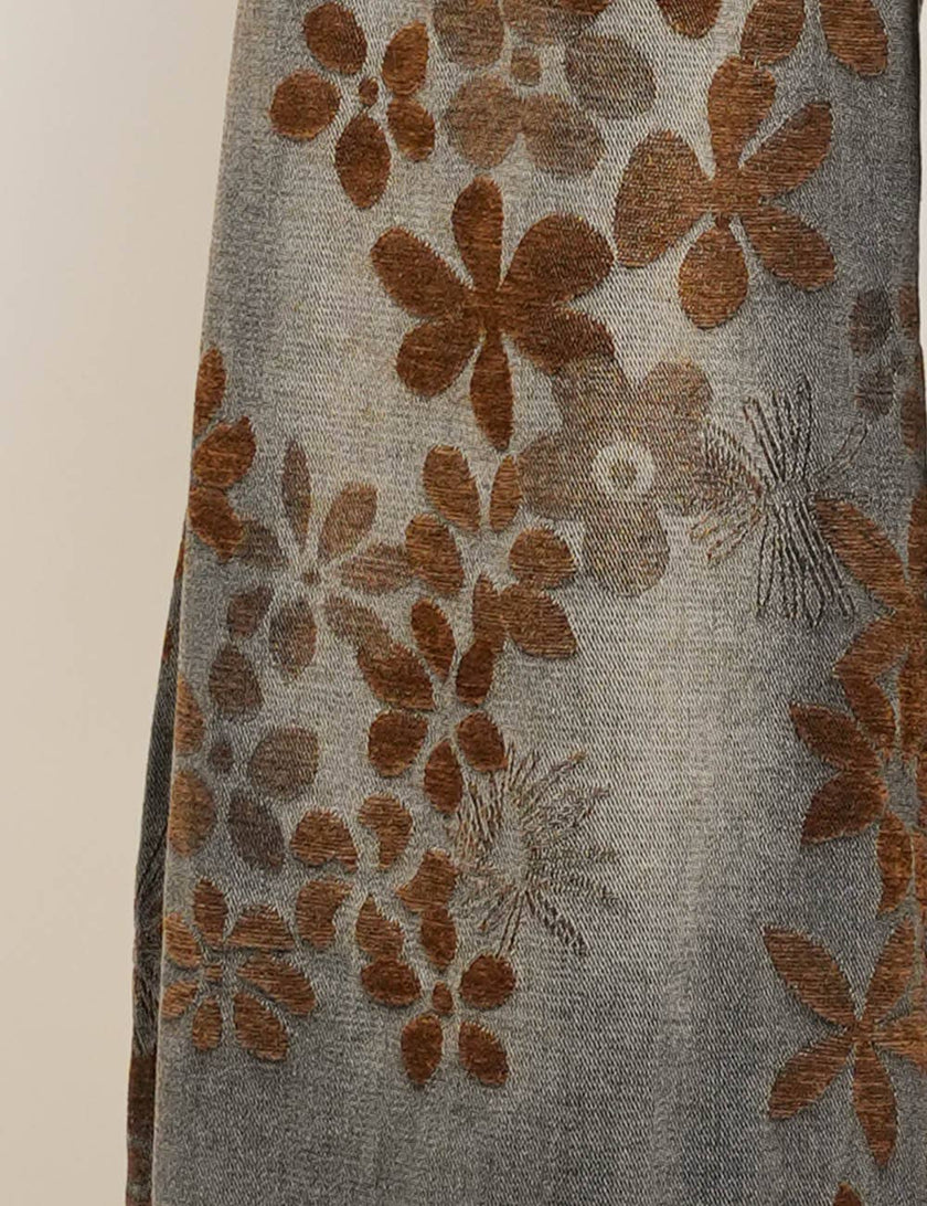 Vintage Boho Bloom Wide-Leg Jeans
