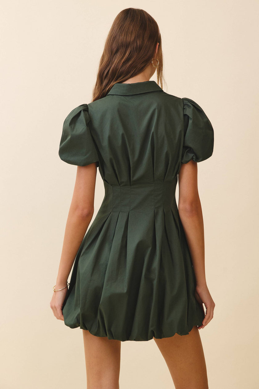 Garden Party Fit-and-Flare Bubble Dress