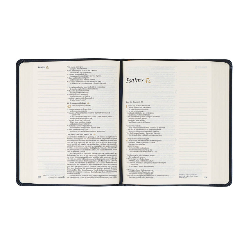 NLT Notetaking Bible - Midnight