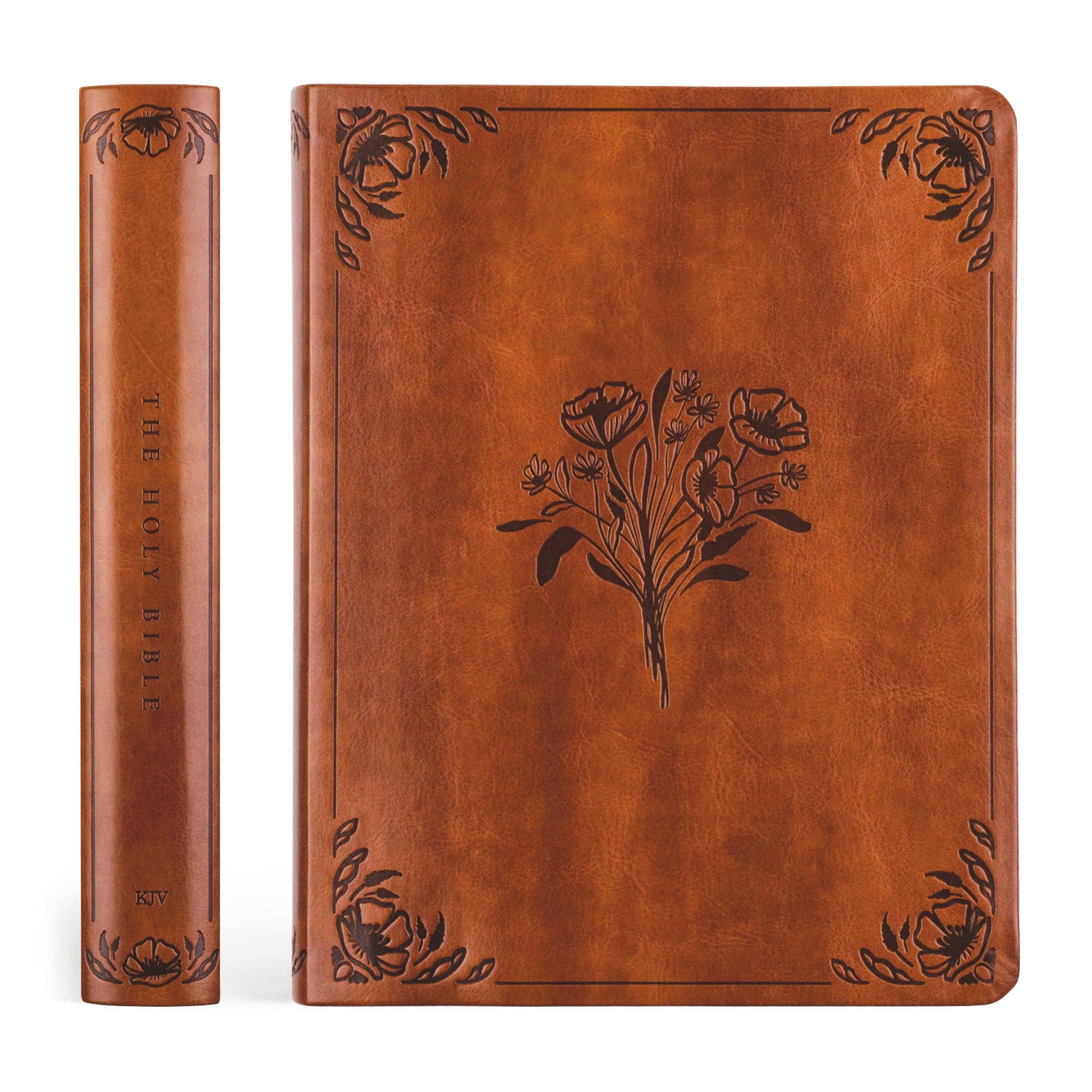 KJV Large Print Notetaking Bible - Vintage Wildflower