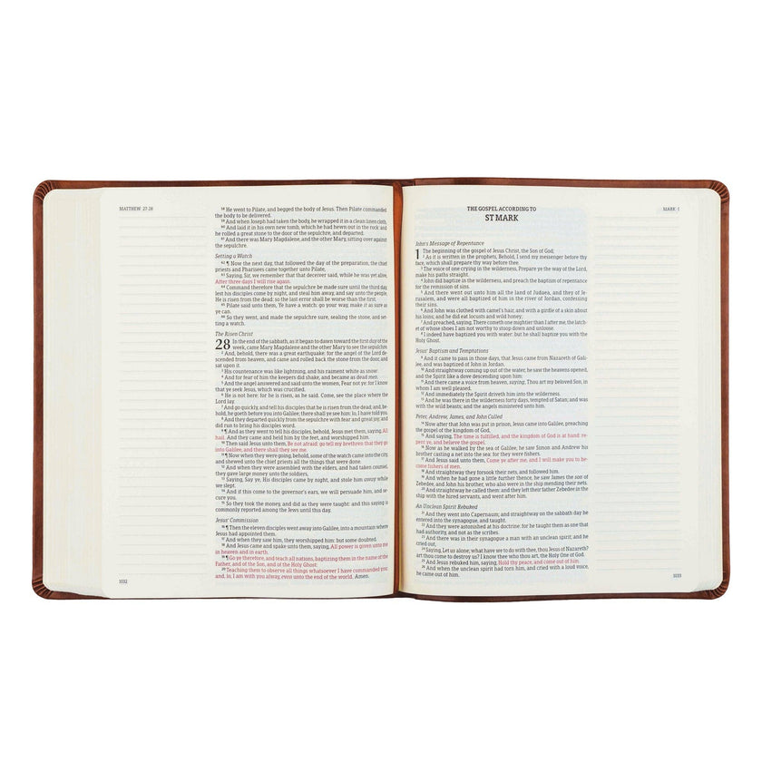 KJV Large Print Notetaking Bible - Vintage Wildflower