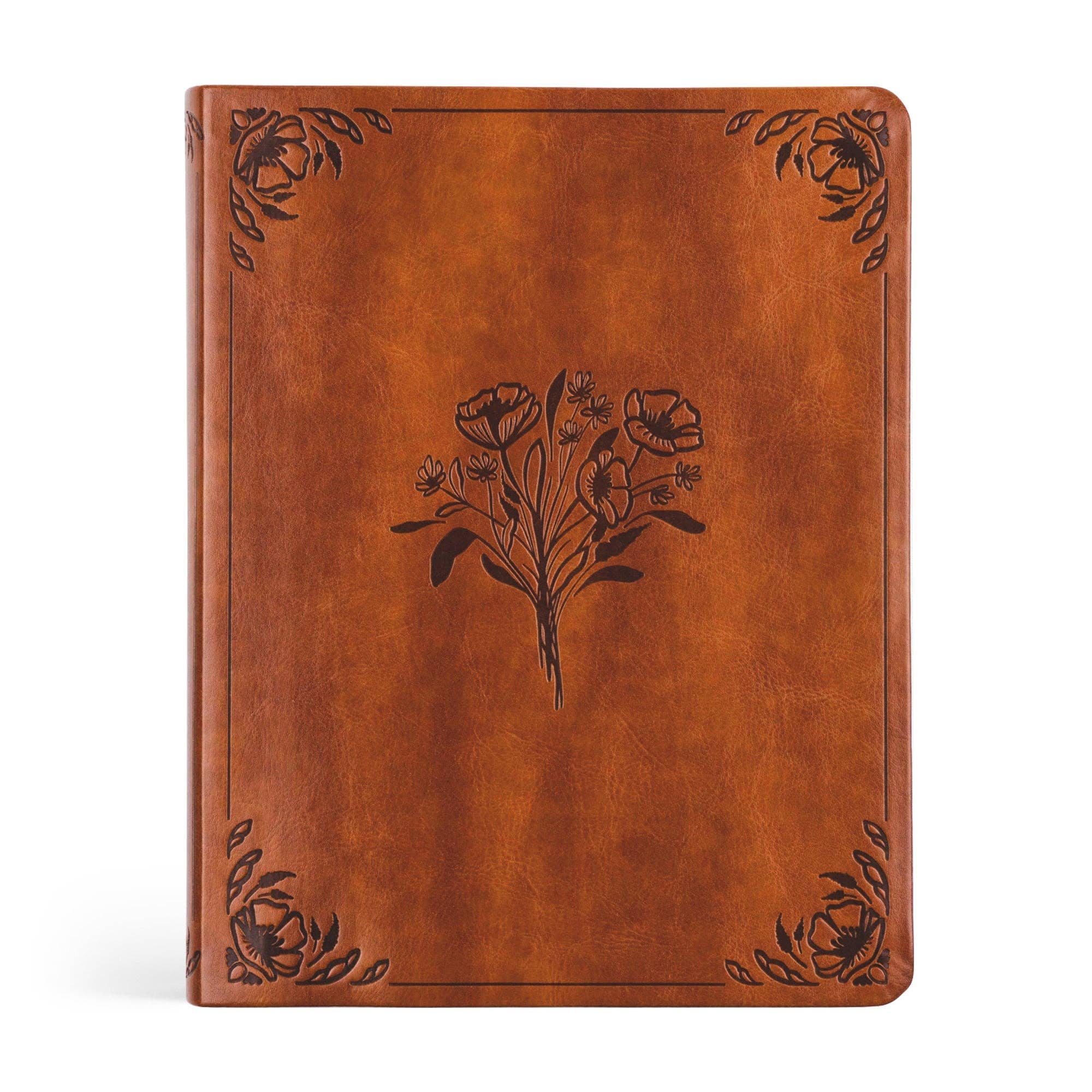 KJV Large Print Notetaking Bible - Vintage Wildflower