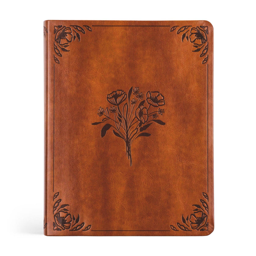 KJV Large Print Notetaking Bible - Vintage Wildflower